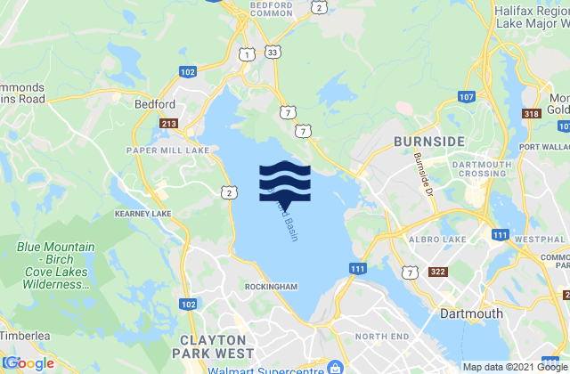 Bedford Basin, Canada潮水