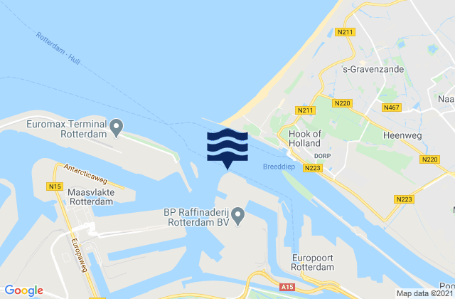 Beerkanaal, Netherlands潮水