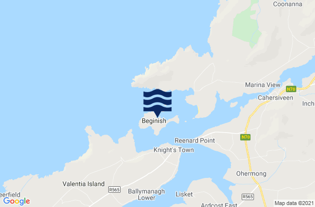 Beginish Island, Ireland潮水