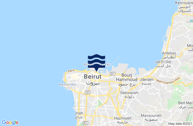 Beirut, Lebanon潮水