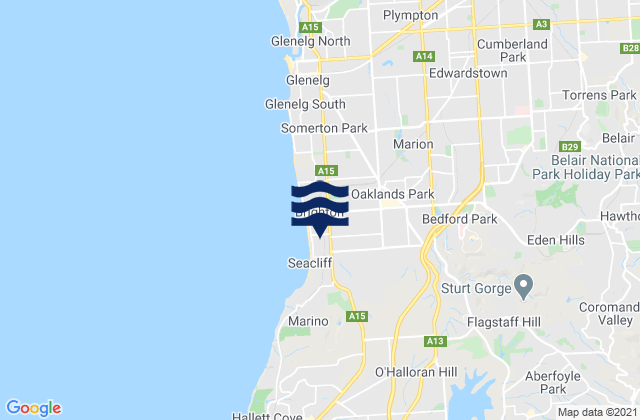 Belair, Australia潮水