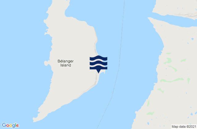 Belanger Island, Canada潮水