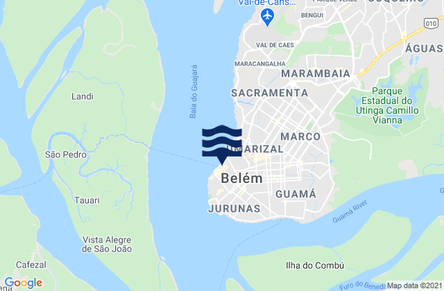 Belem, Brazil潮水
