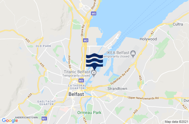 Belfast, United Kingdom潮水