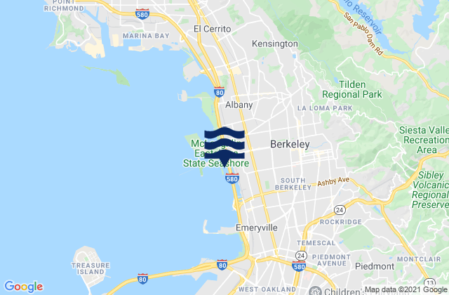 Berkeley, United States潮水