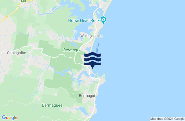 Bermagui, Australia潮水