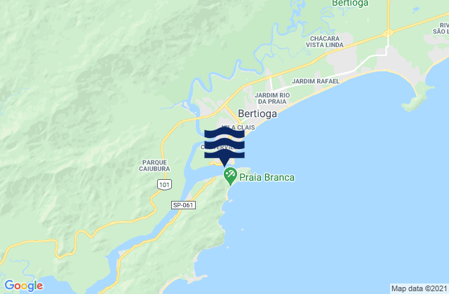 Bertioga, Brazil潮水