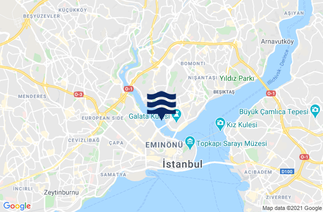 Beyoğlu, Turkey潮水