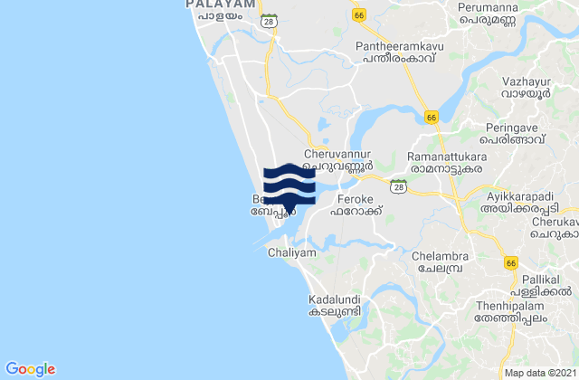 Beypore, India潮水