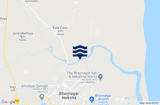 Bhavnagar, India潮水
