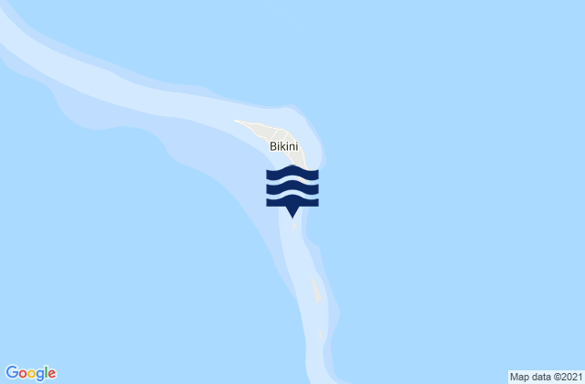 Bikini Atoll, Micronesia潮水