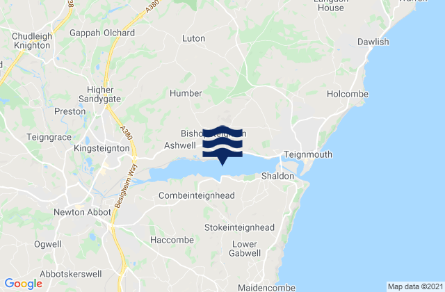 Bishopsteignton, United Kingdom潮水