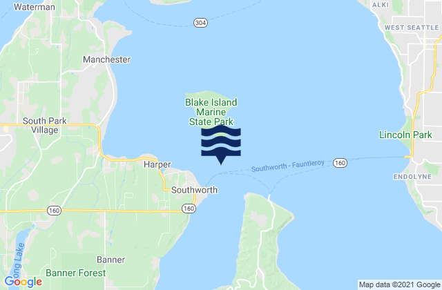 Blake Island S of, United States潮水