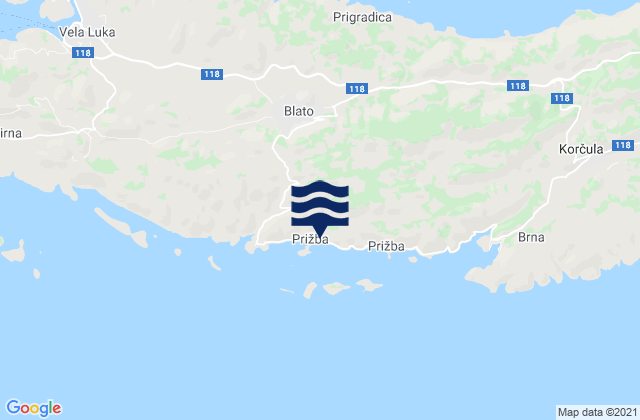 Blato, Croatia潮水