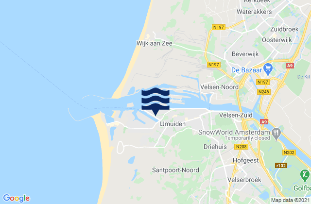 Bloemendaal, Netherlands潮水