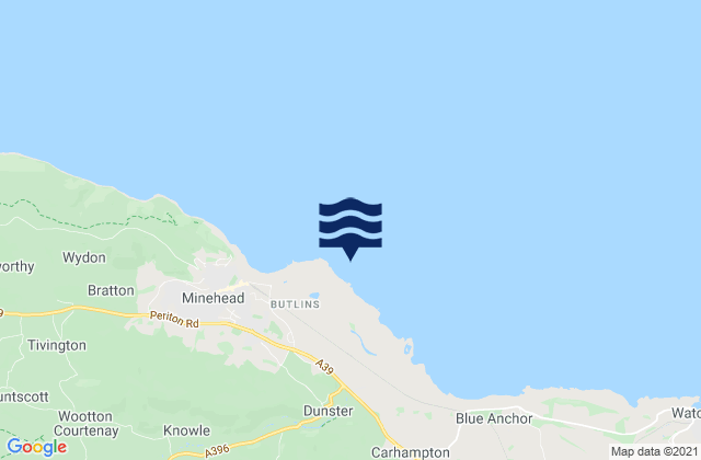 Blue Anchor Bay, United Kingdom潮水