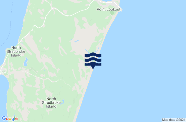 Blue Lake Beach, Australia潮水