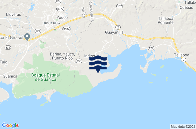 Boca Barrio, Puerto Rico潮水