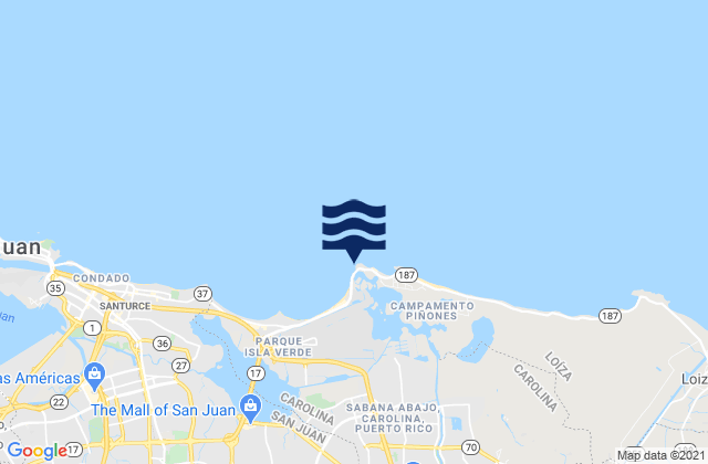 Boca De Cangrejos, Puerto Rico潮水