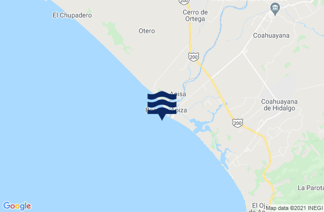 Boca de Apisa, Mexico潮水