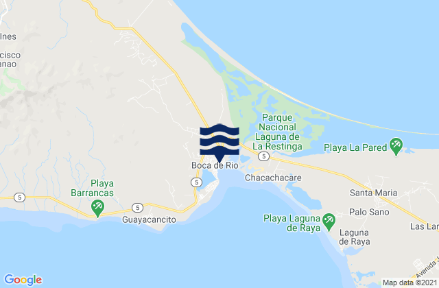 Boca de Río, Venezuela潮水