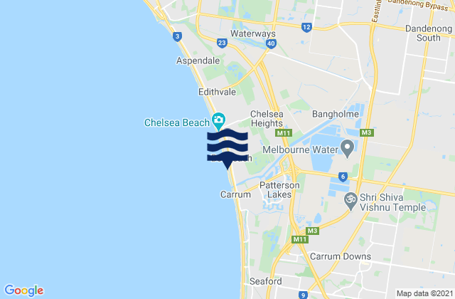 Bonbeach, Australia潮水