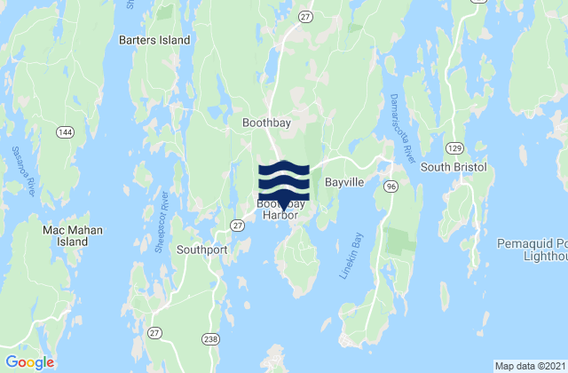 Boothbay Harbor, United States潮水