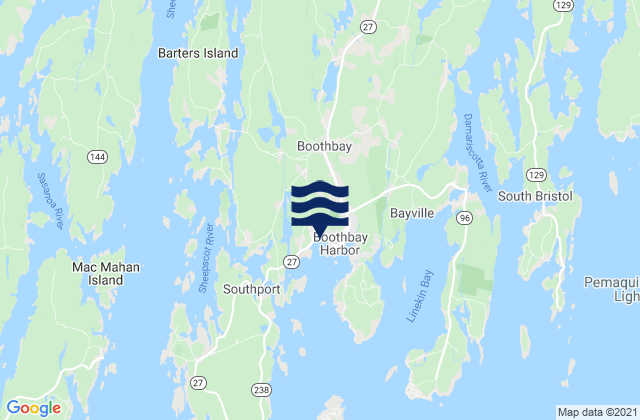 Boothbay, United States潮水