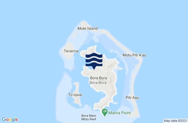 Bora-Bora, French Polynesia潮水