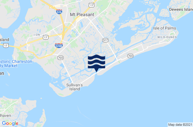 Breach Inlet (Isle Of Palms), United States潮水