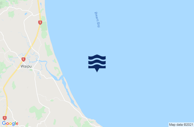 Bream Bay, New Zealand潮水