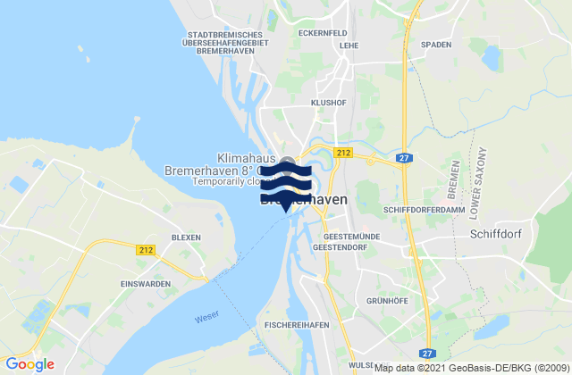 Bremerhaven, Germany潮水