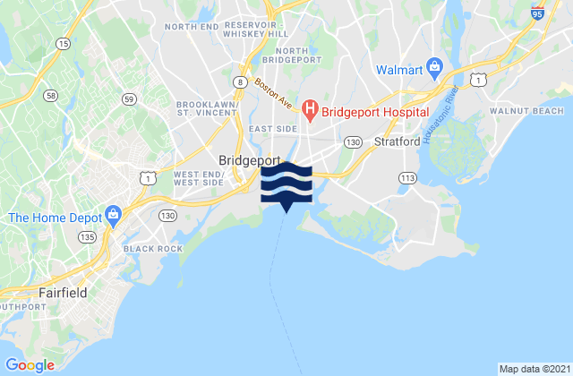 Bridgeport Harbor, United States潮水