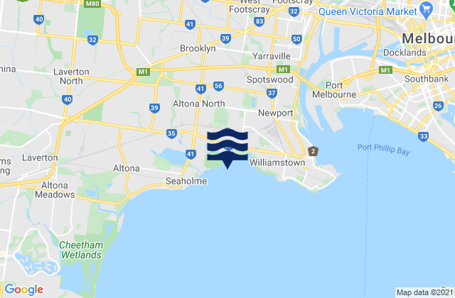Brimbank, Australia潮水