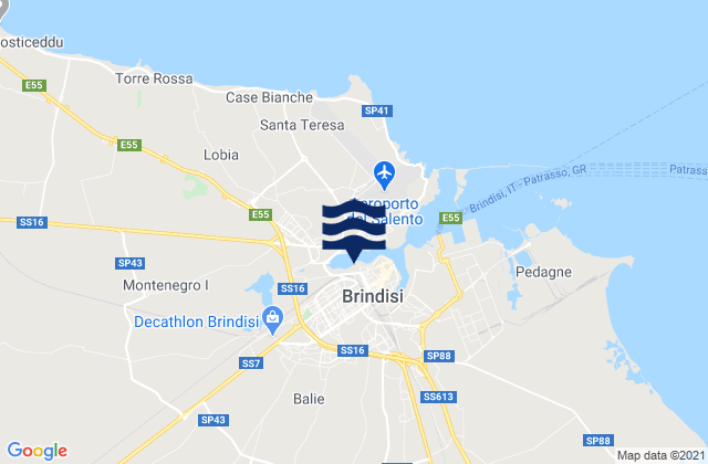 Brindisi, Italy潮水