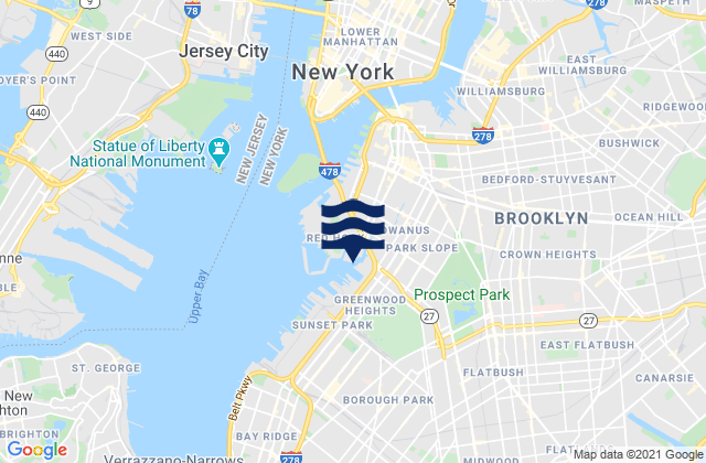 Brooklyn, United States潮水