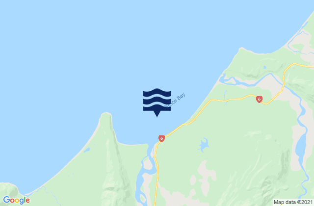 Bruce Bay, New Zealand潮水