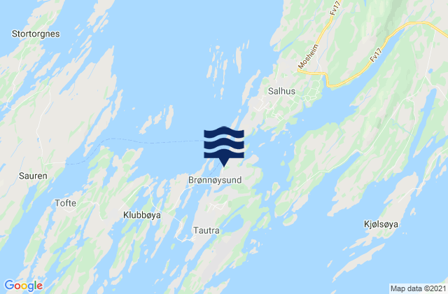 Brønnøysund, Norway潮水