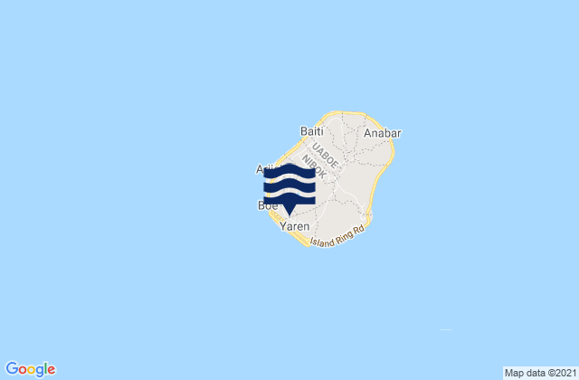 Buada District, Nauru潮水