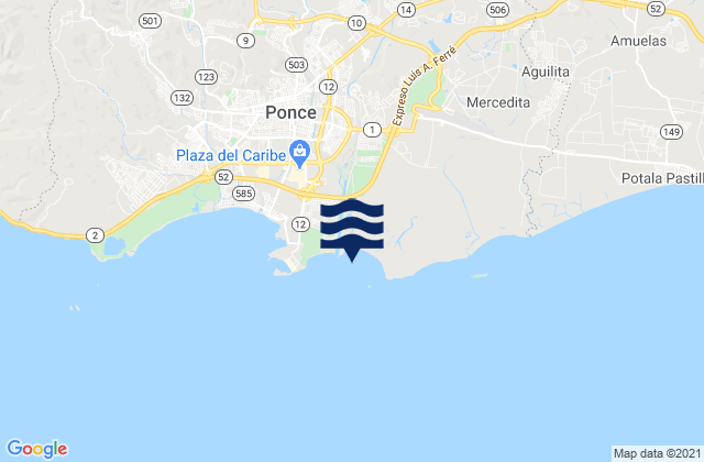 Bucaná Barrio, Puerto Rico潮水