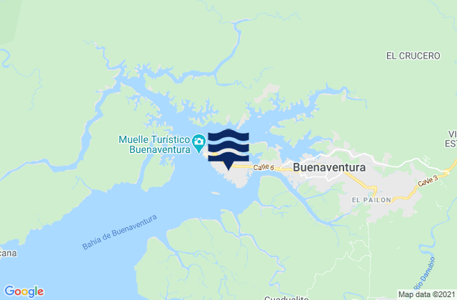 Buenaventura, Colombia潮水