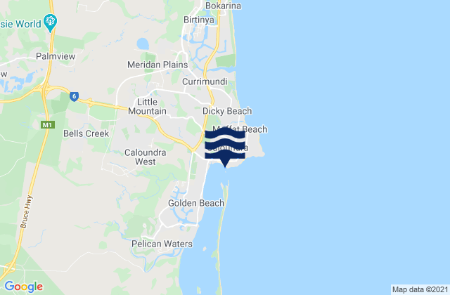 Bulcock Beach, Australia潮水