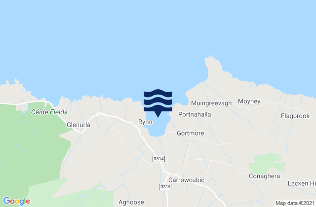 Bunatrahir Bay, Ireland潮水