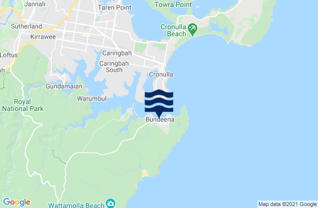 Bundeena, Australia潮水
