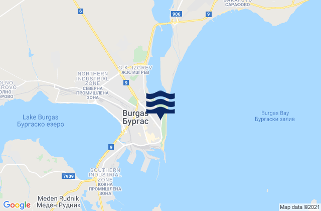 Burgas, Bulgaria潮水
