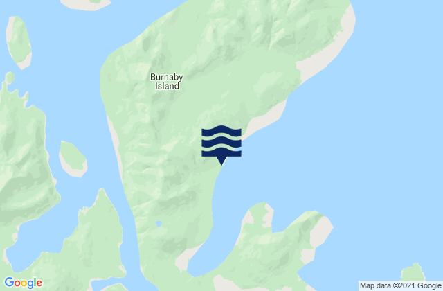 Burnaby Island, Canada潮水