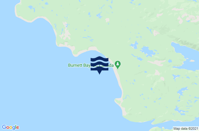 Burnett Bay, Canada潮水