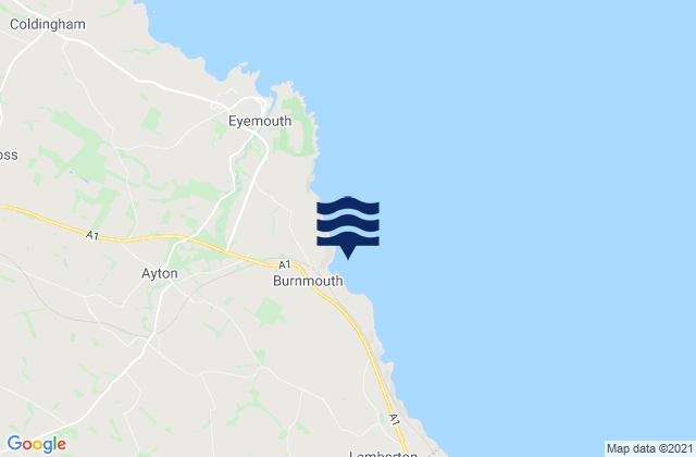 Burnmouth Bay, United Kingdom潮水