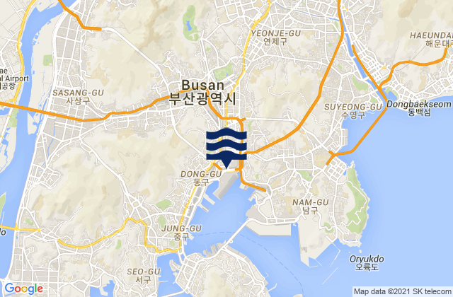 Busanjin-gu, South Korea潮水