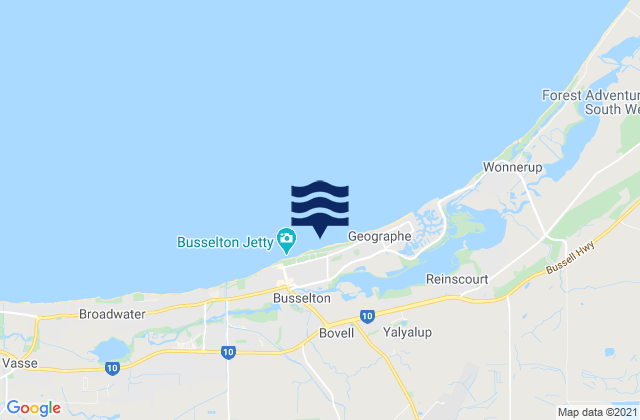 Busselton, Australia潮水